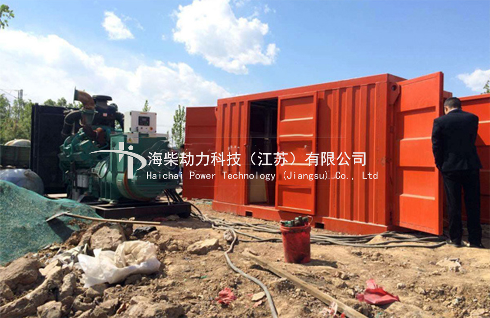 出口新几内亚集装箱发电机组